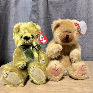 TY attic treasures Cody and Fern. First editions with adjustable joints.